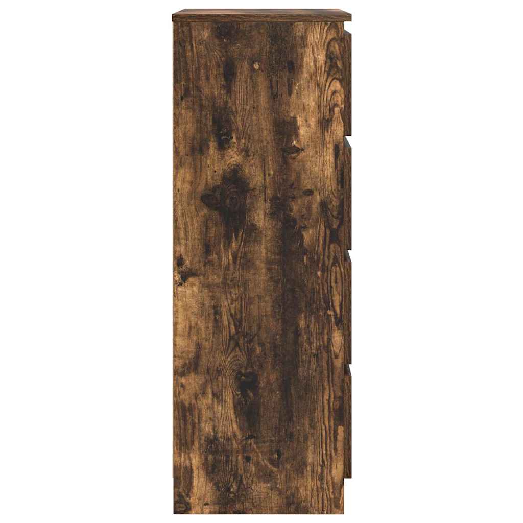 Skjenk Røkt Eik 60X35X98,5 Cm Konstruert Tre