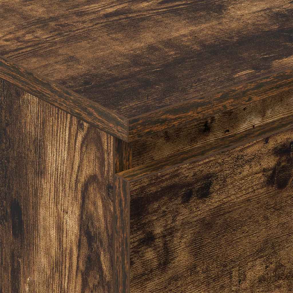 Skjenk Røkt Eik 60X35X98,5 Cm Konstruert Tre