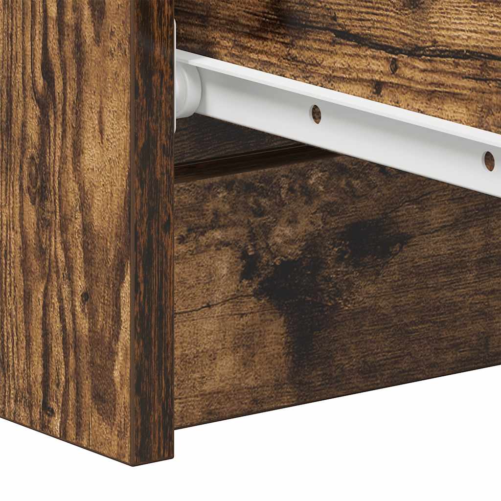 Skjenk Røkt Eik 60X35X98,5 Cm Konstruert Tre