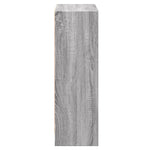 Bokhylle Grå Sonoma 60X24X76 Cm Konstruert Tre