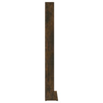 Cd-Skap Røkt Eik 102X23X177,5 Cm Konstruert Tre