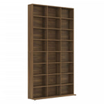 Cd-Skap Brun Eik 102X23X177,5 Cm Konstruert Tre