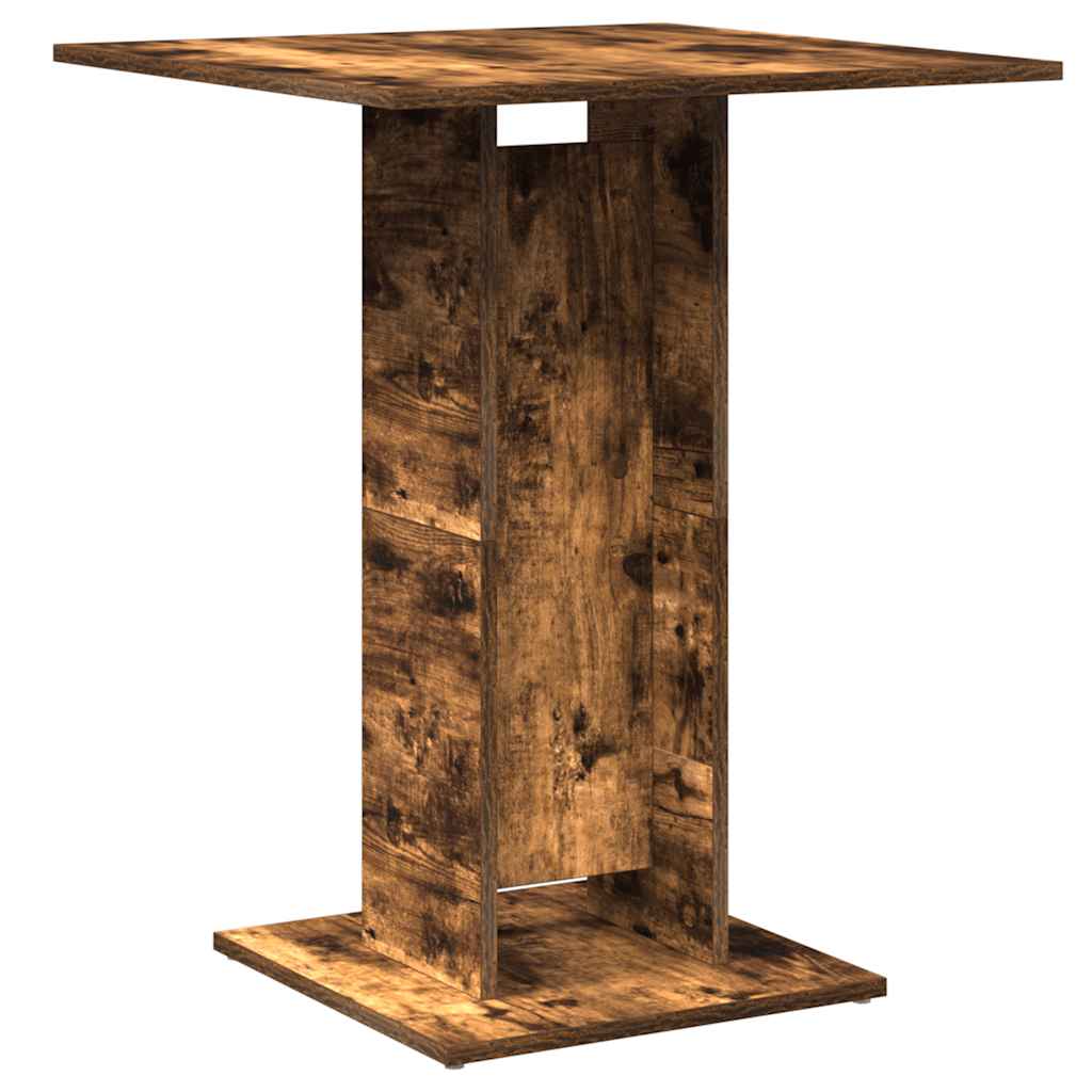 Bistrobord Røkt Eik 60X60X75 Cm Konstruert Tre