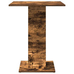 Bistrobord Røkt Eik 60X60X75 Cm Konstruert Tre