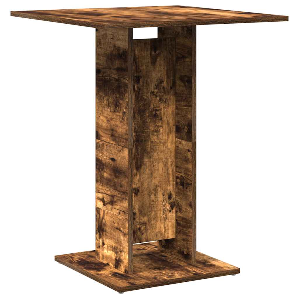 Bistrobord Røkt Eik 60X60X75 Cm Konstruert Tre