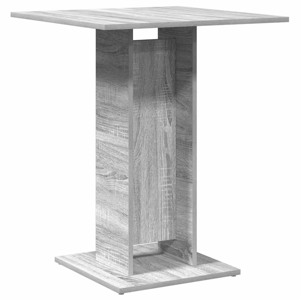 Bistrobord Grå Sonoma 60X60X75 Cm Konstruert Tre