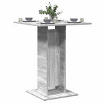 Bistrobord Grå Sonoma 60X60X75 Cm Konstruert Tre