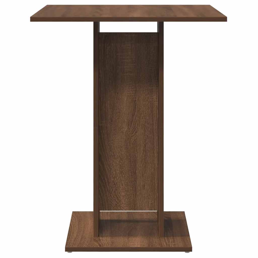 Bistrobord Brun Eik 60X60X75 Cm Konstruert Tre