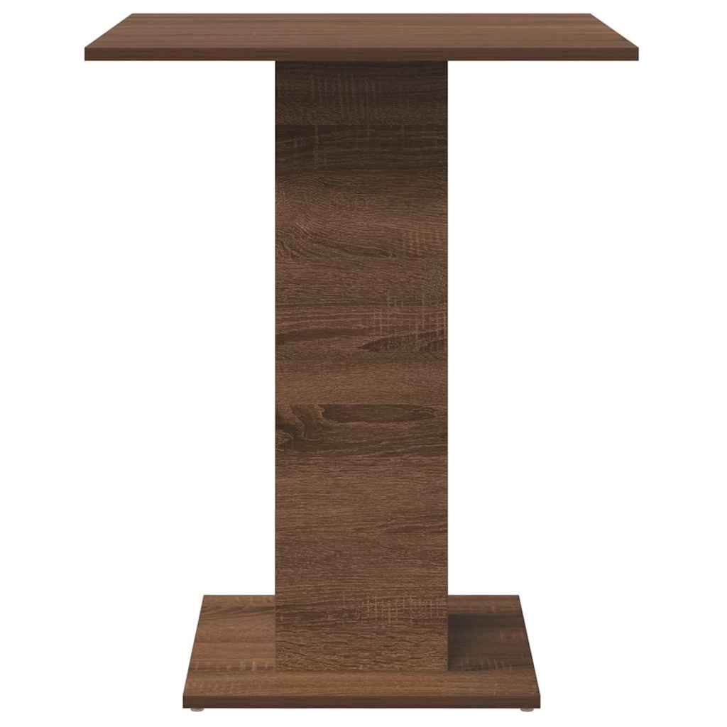 Bistrobord Brun Eik 60X60X75 Cm Konstruert Tre