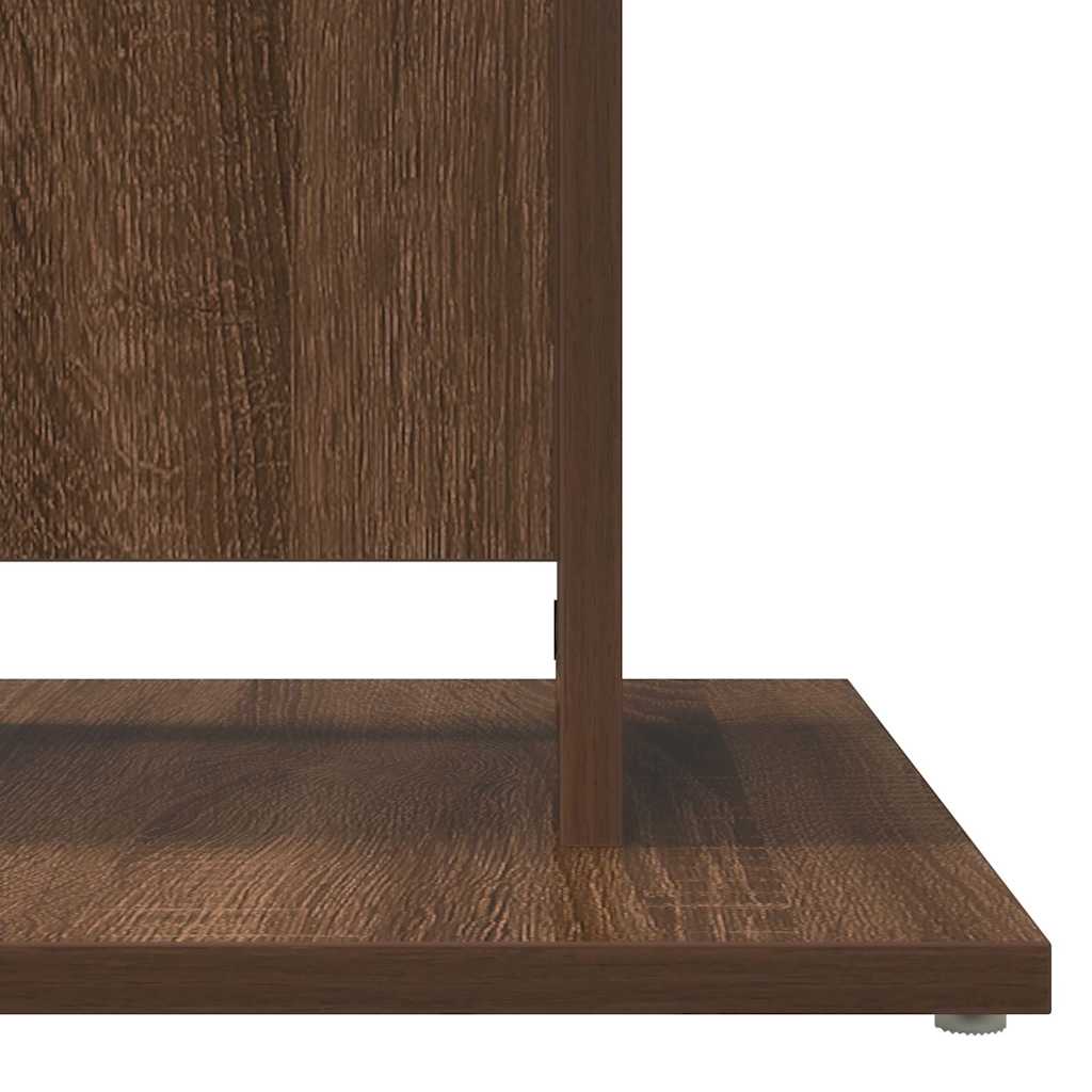 Bistrobord Brun Eik 60X60X75 Cm Konstruert Tre