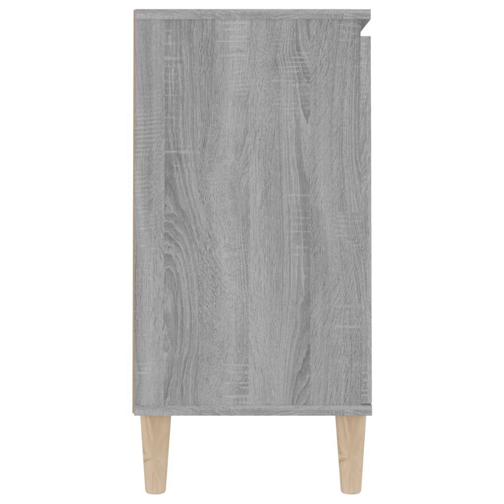 Skjenk Grå Sonoma 101X35X70 Cm Konstruert Tre
