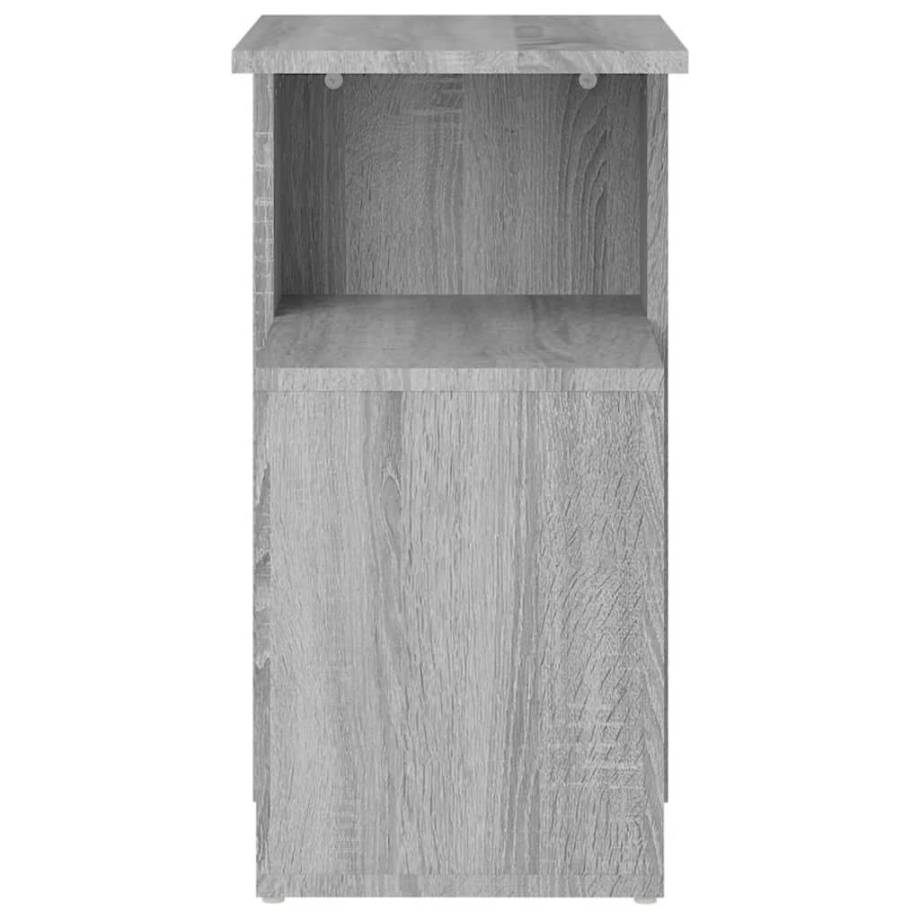 Sidebord Grå Sonoma 36X30X56 Cm Konstruert Tre