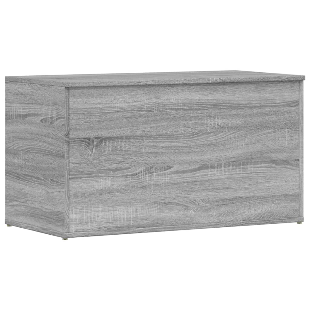 Oppbevaringskiste Grå Sonoma 84X42X46 Cm Konstruert Tre