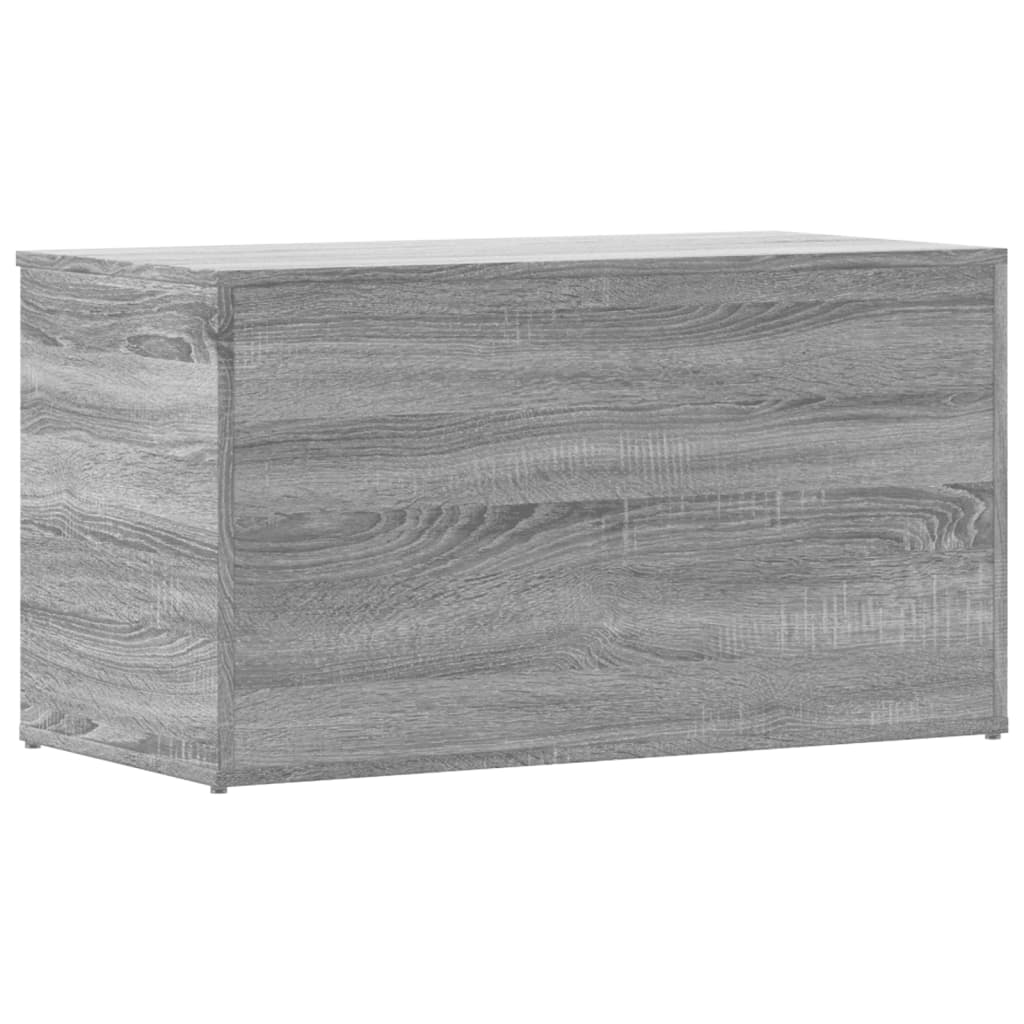 Oppbevaringskiste Grå Sonoma 84X42X46 Cm Konstruert Tre