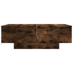 Salongbord Røkt Eik 90X60X31 Cm Konstruert Tre