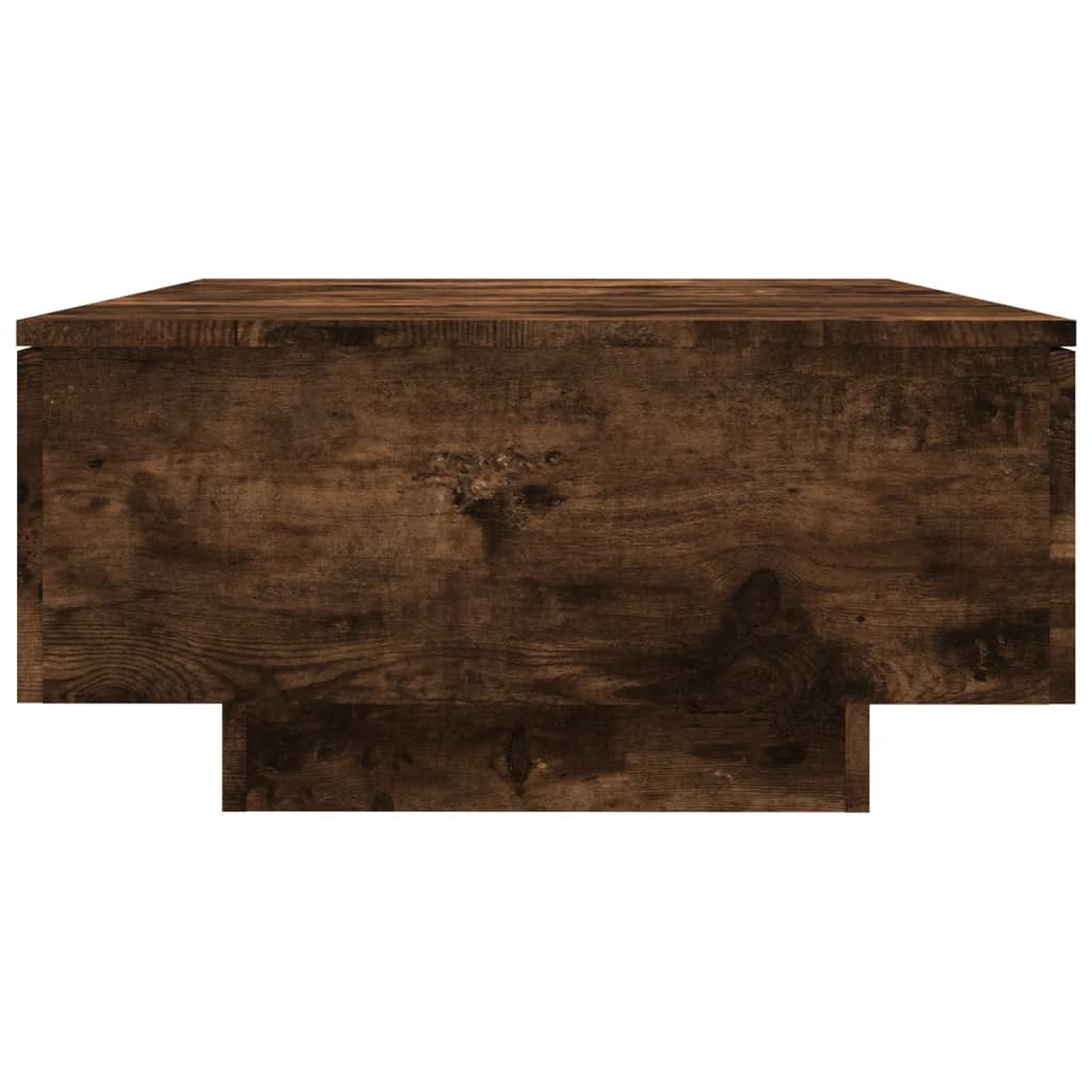Salongbord Røkt Eik 90X60X31 Cm Konstruert Tre