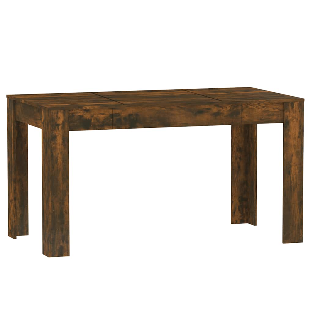 Spisebord Røkt Eik 140X74,5X76 Cm Konstruert Tre