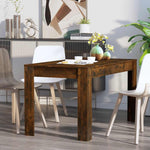 Spisebord Røkt Eik 140X74,5X76 Cm Konstruert Tre