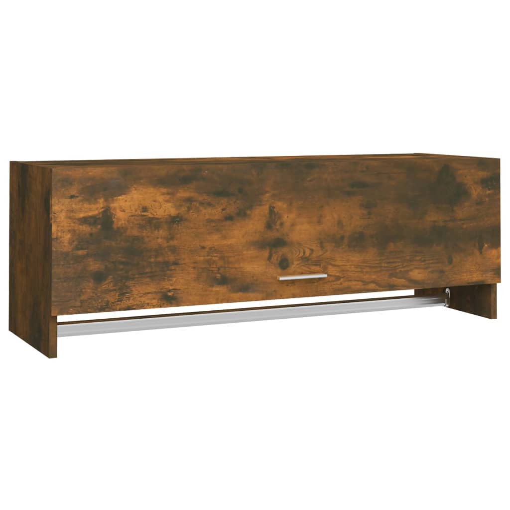 Garderobe Røkt Eik 100X32,5X35 Cm Konstruert Tre