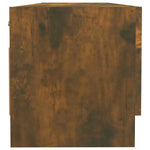 Garderobe Røkt Eik 100X32,5X35 Cm Konstruert Tre