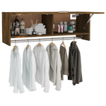 Garderobe Røkt Eik 100X32,5X35 Cm Konstruert Tre