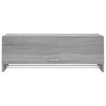 Garderobe Grå Sonoma 100X32,5X35 Cm Konstruert Tre