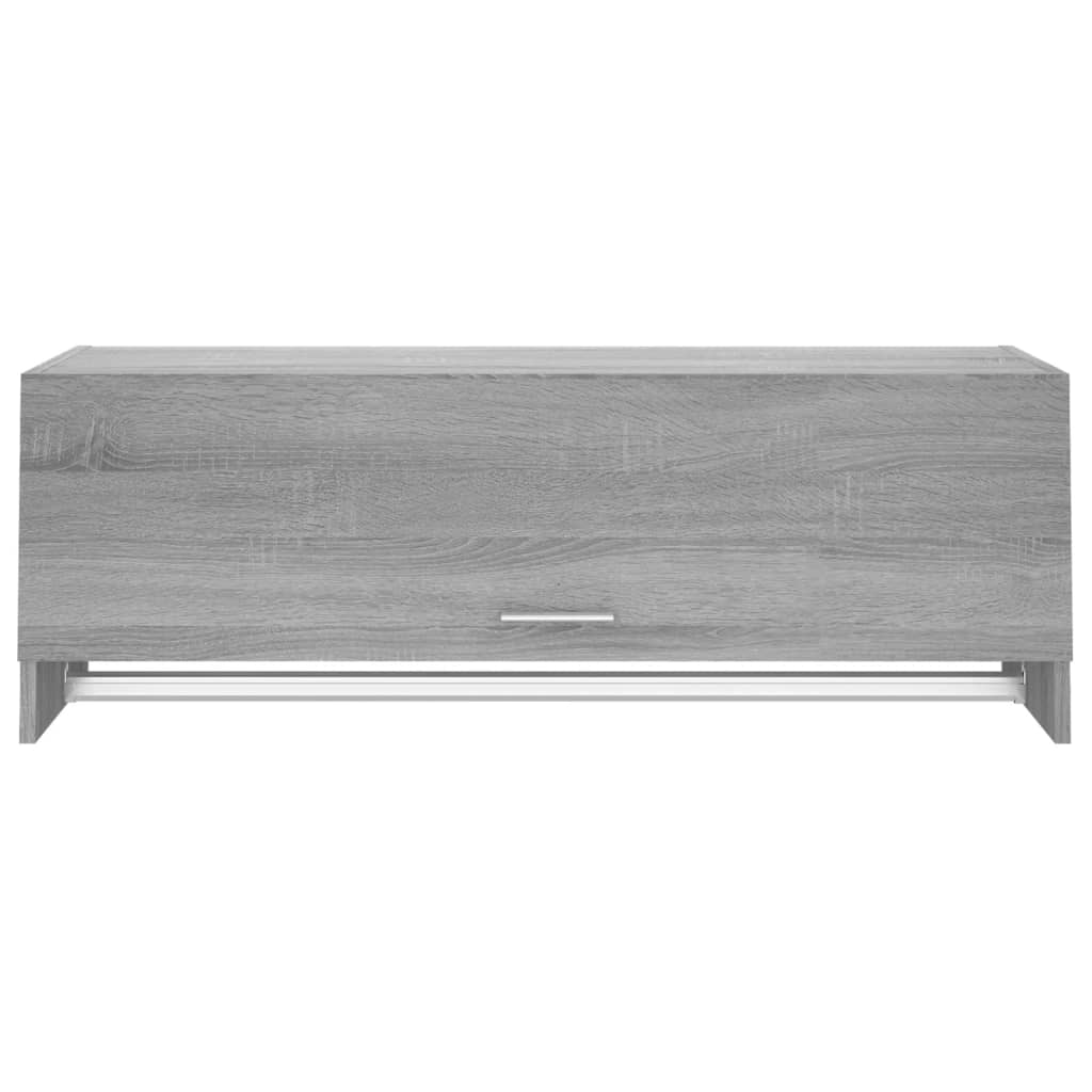 Garderobe Grå Sonoma 100X32,5X35 Cm Konstruert Tre