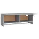 Garderobe Grå Sonoma 100X32,5X35 Cm Konstruert Tre