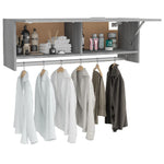Garderobe Grå Sonoma 100X32,5X35 Cm Konstruert Tre