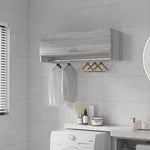 Garderobe Grå Sonoma 100X32,5X35 Cm Konstruert Tre