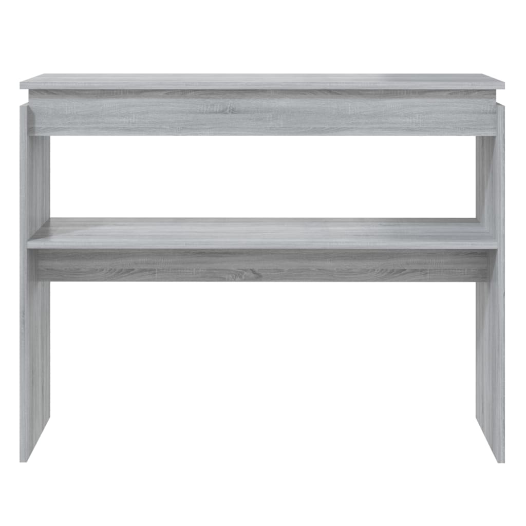 Konsollbord Grå Sonoma 102X30X80 Cm Konstruert Tre