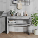 Konsollbord Grå Sonoma 102X30X80 Cm Konstruert Tre