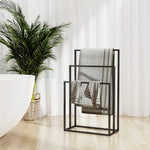 Håndklestativ Svart 48X24X79 Cm Jern