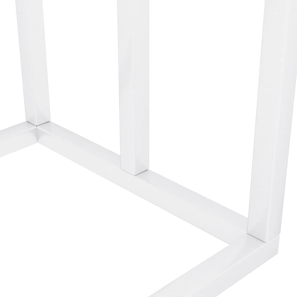 Frittstående Håndklestativ Hvit 48X24X79 Cm Jern