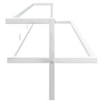 Håndklestativ Hvit 95X25X22 Cm Jern