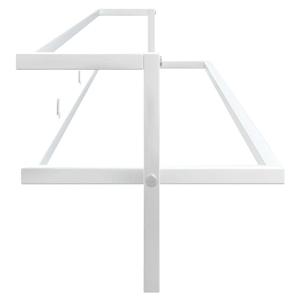 Håndklestativ Hvit 95X25X22 Cm Jern