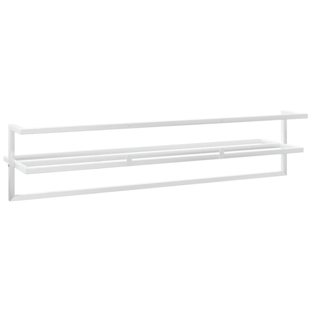 Håndklestativ Hvit 95X25X22 Cm Jern