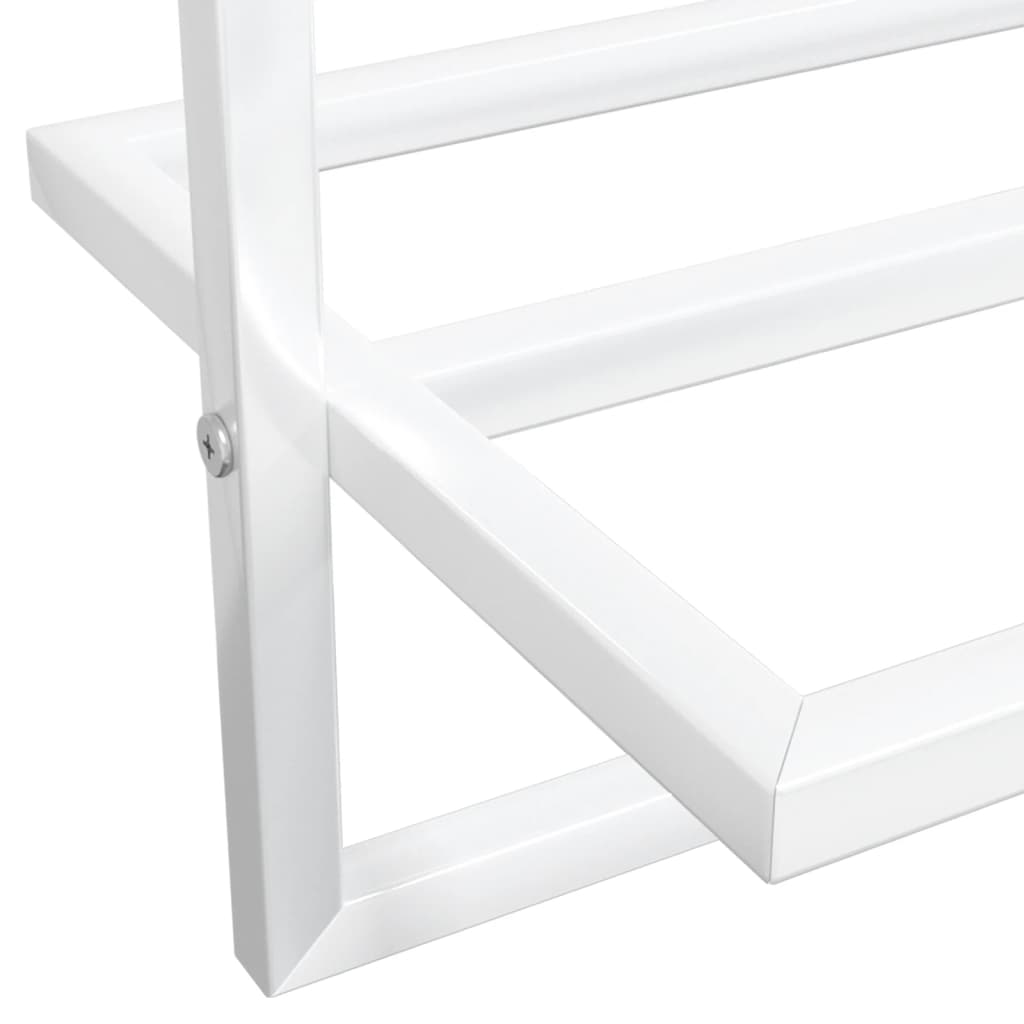 Håndklestativ Hvit 95X25X22 Cm Jern