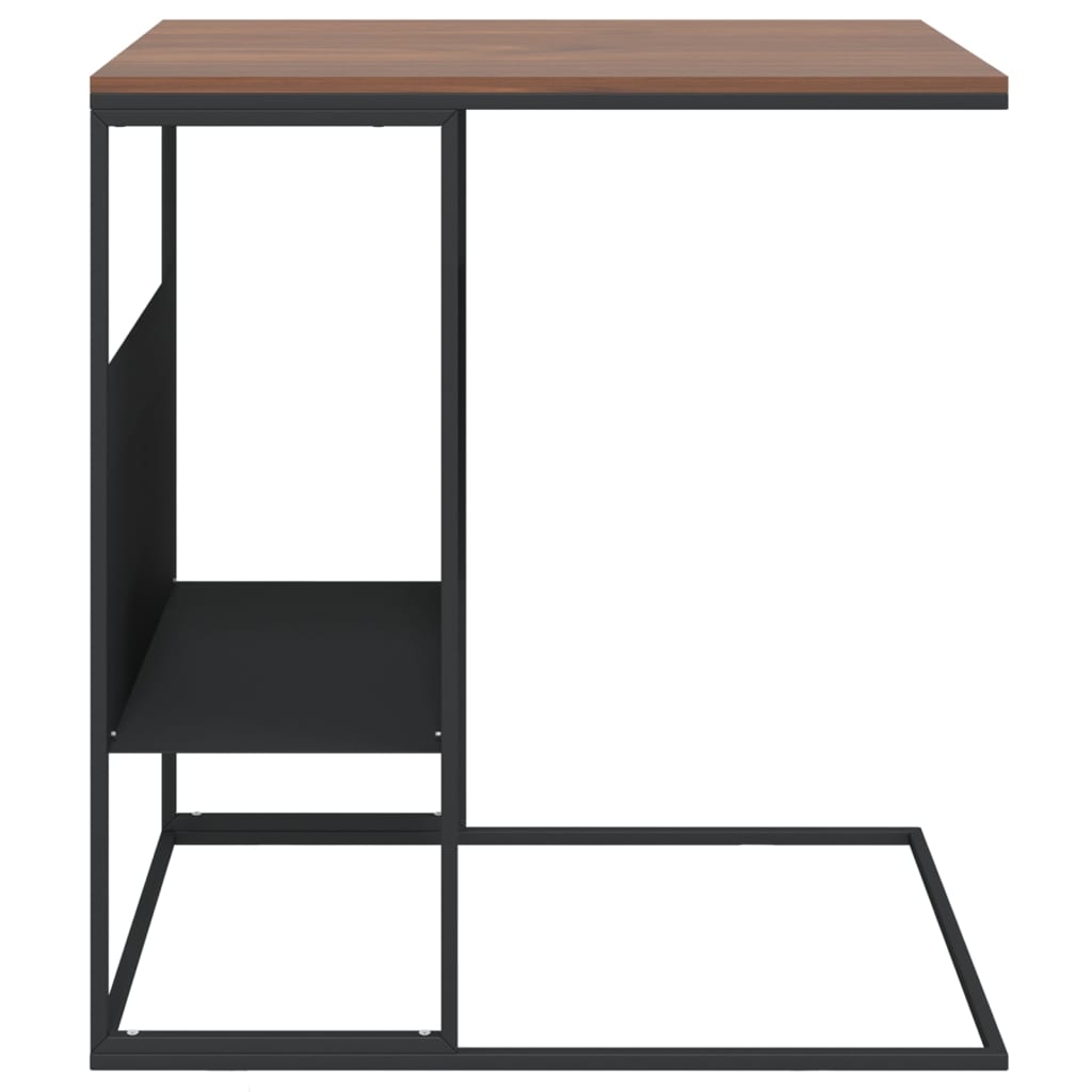 Sidebord Svart 55X36X59,5 Cm Konstruert Tre