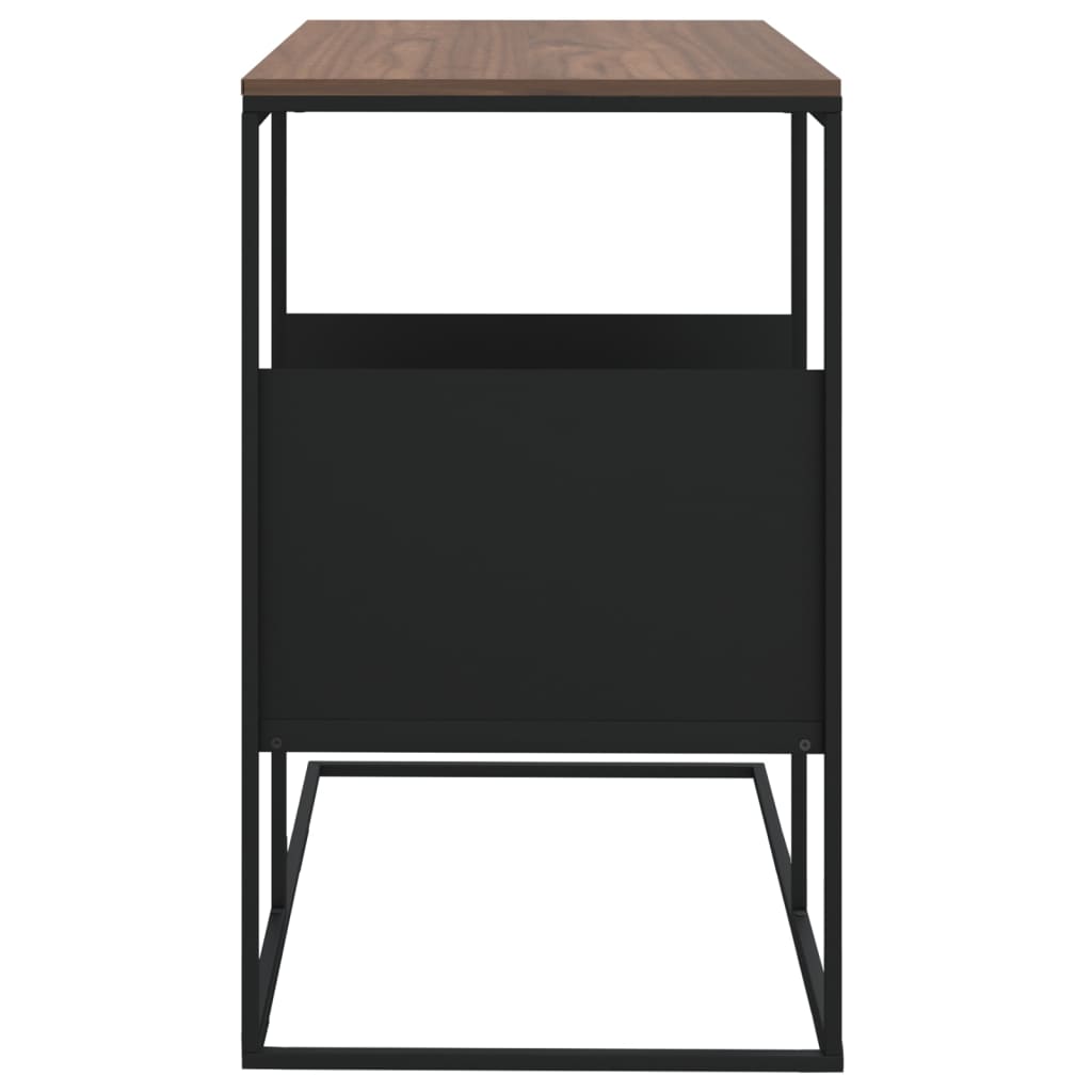 Sidebord Svart 55X36X59,5 Cm Konstruert Tre