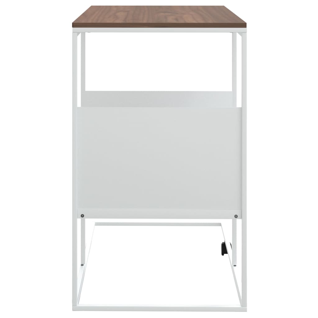 Sidebord Hvit 55X36X59,5 Cm Konstruert Tre
