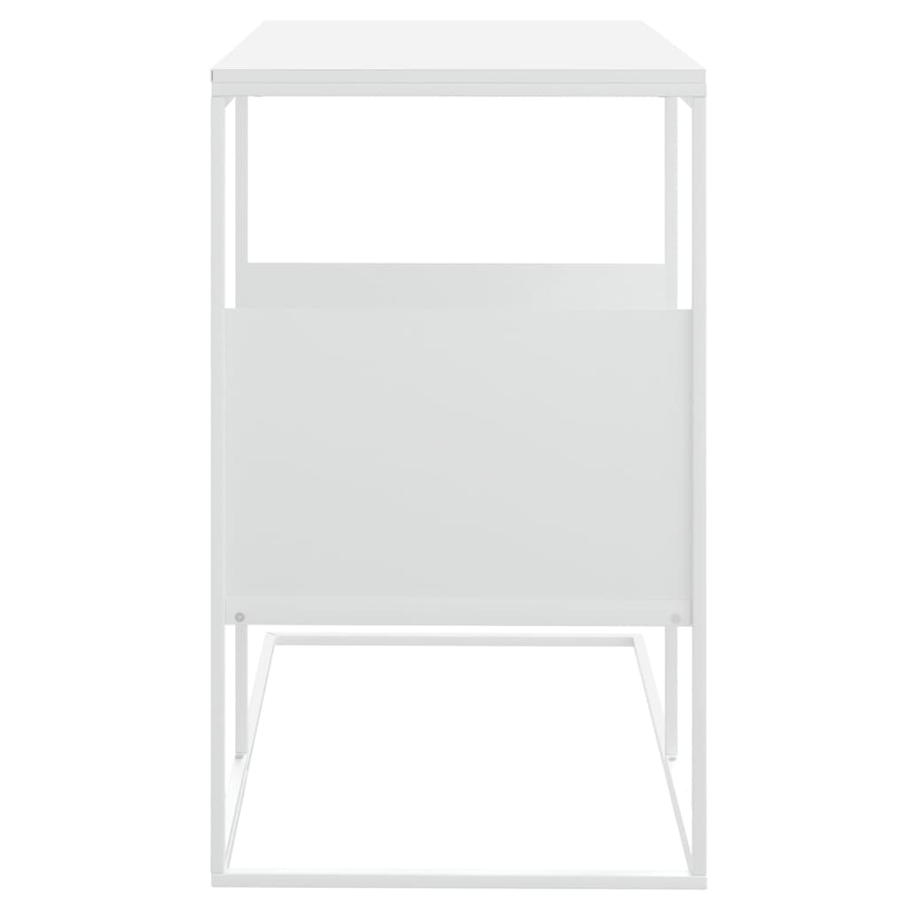 Sidebord Hvit 55X36X59,5 Cm Konstruert Tre