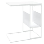 Sidebord Hvit 55X36X59,5 Cm Konstruert Tre