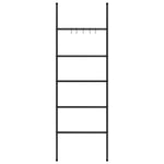 Håndklestativstige Med 5 Nivåer Svart 58X175 Cm Jern