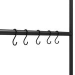 Håndklestativstige Med 5 Nivåer Svart 58X175 Cm Jern