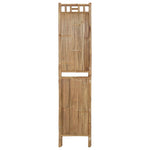Romdeler 4 Paneler Bambus 160X180 Cm