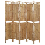Romdeler 5 Paneler Bambus 200X180 Cm
