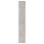 Skoskap Med Speil 3 Lag Betonggrå 63X17X102,5 Cm