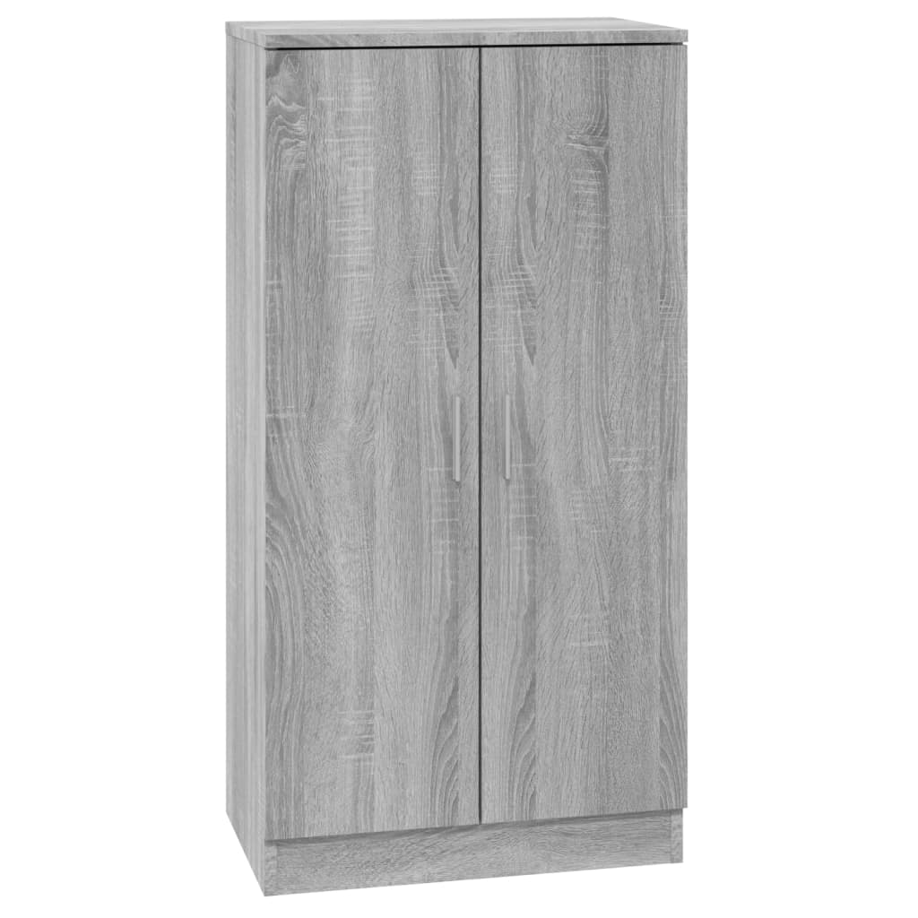 Skoskap Grå Sonoma 55X35X108 Cm Konstruert Tre