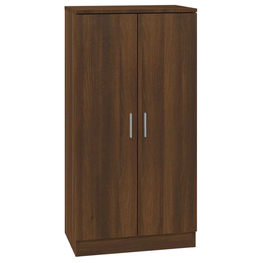 Skoskap Brun Eik 55X35X108 Cm Konstruert Tre